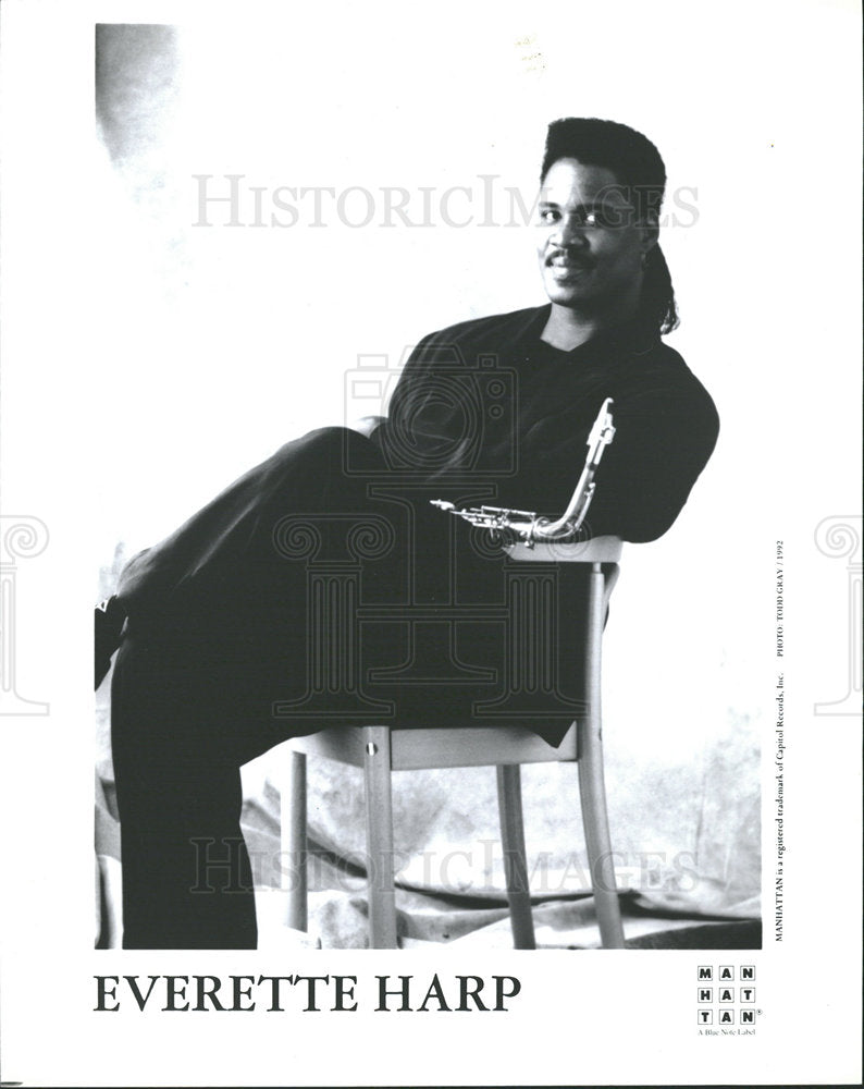 1994 Press Photo Singer Everette Harp - Historic Images