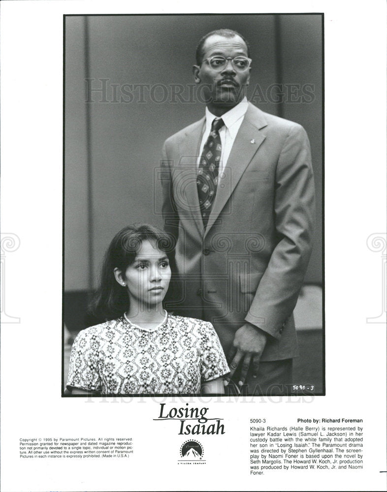 1994 Press Photo Halle Berry Losing Isiah - Historic Images