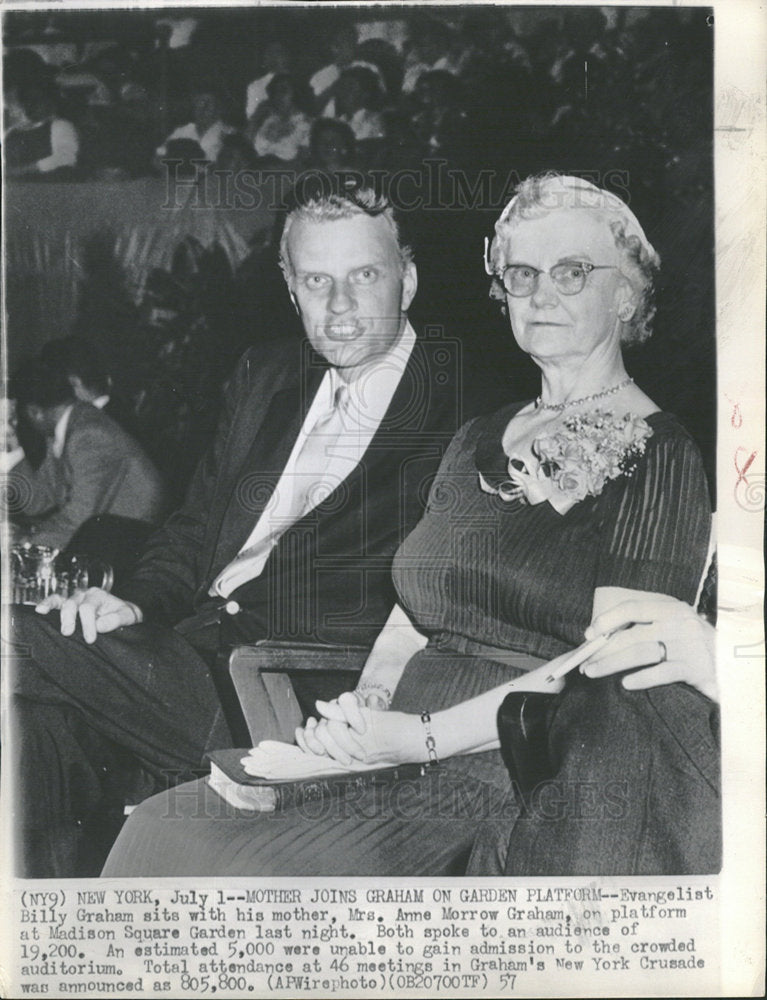 1957 Billy Graham - Historic Images