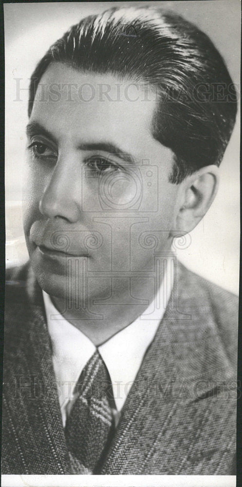 1941 Press Photo Dr. Herbert Graf Stage Director Opera - Historic Images