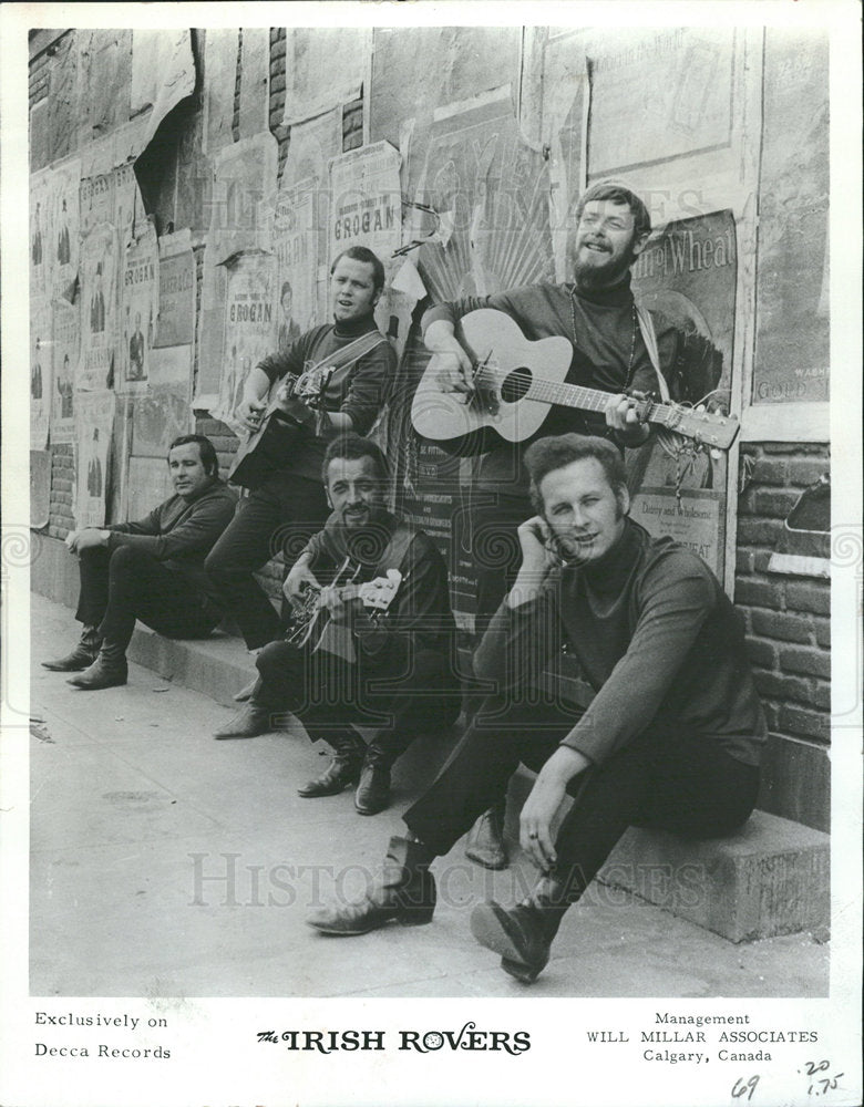 1972 Press Photo Irish Rovers Canadian Irish Folk Band - Historic Images
