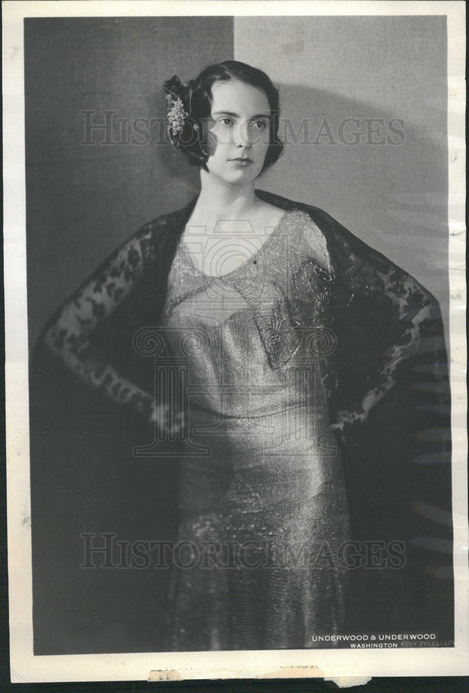 1932 Press Photo Carolyn Hyde Arthur Daughter - Historic Images