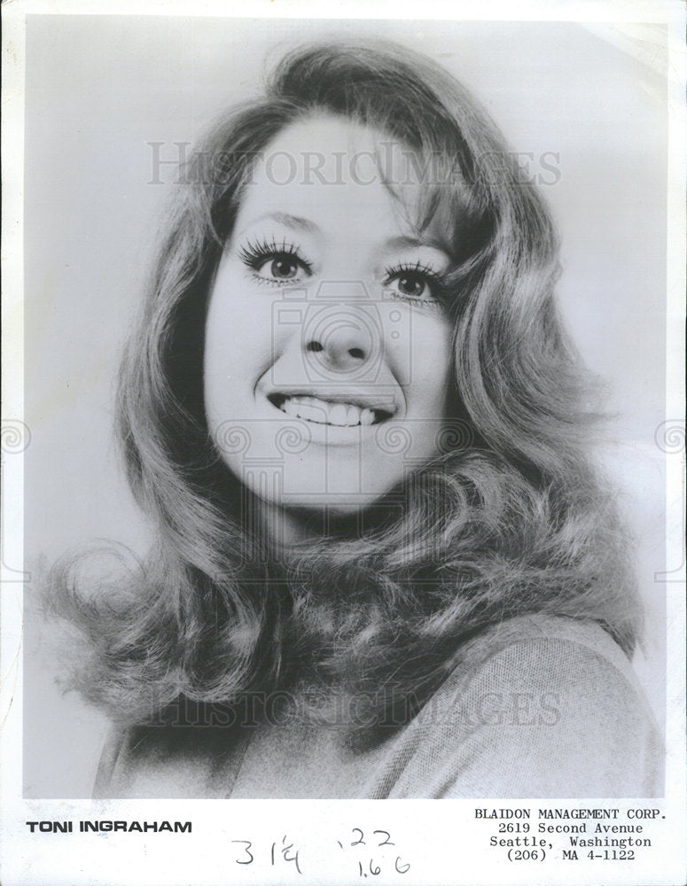 1972 Press Photo Toni Ingraham - Historic Images
