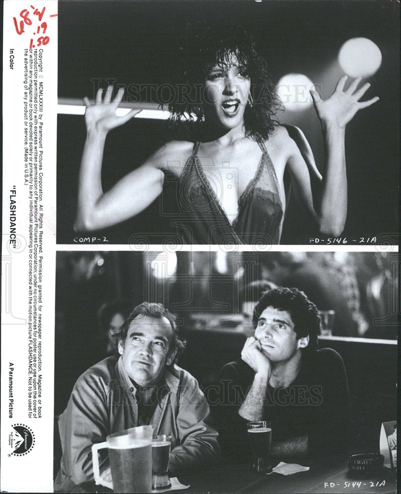 1983 Press Photo Flashdance Jennifer Beals Paramount - Historic Images