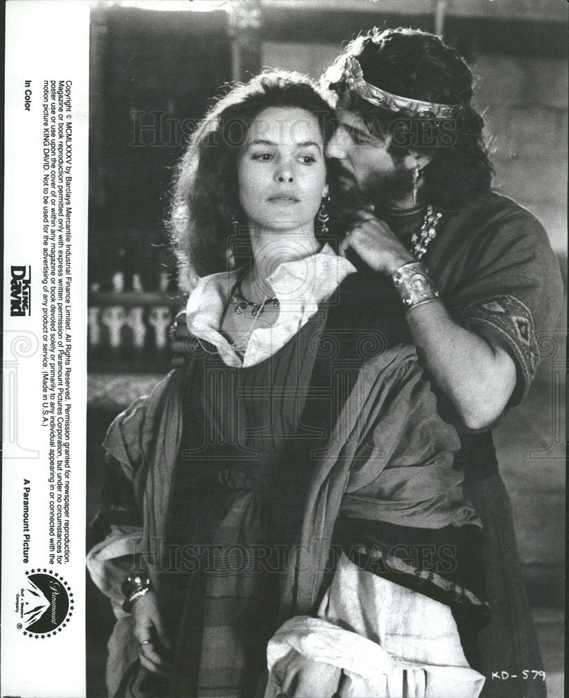 1985 Press Photo Alice Krige Stars In "King David" - Historic Images