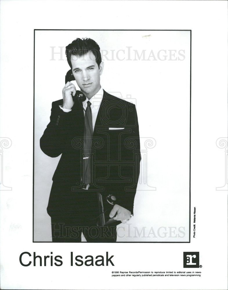 1998 Press Photo American Rock Musician Chris Isaak - Historic Images