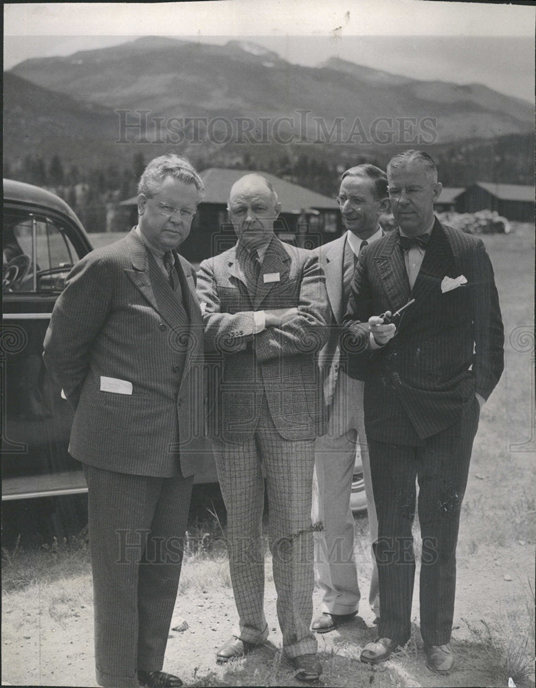 1939 Press Photo Estes Park Citizens Conference - Historic Images