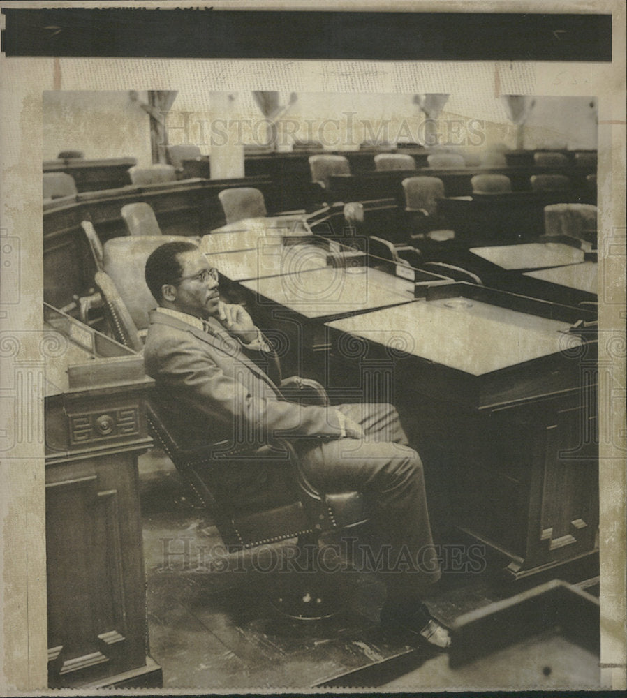 1970 Press Photo Attorney Fred Gray Of Tuskegee  - Historic Images