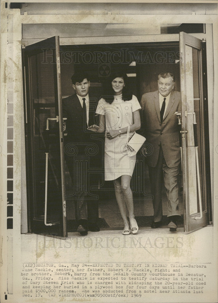 1969 Press Photo Barbara Jane Mackle kidnapping trial - Historic Images