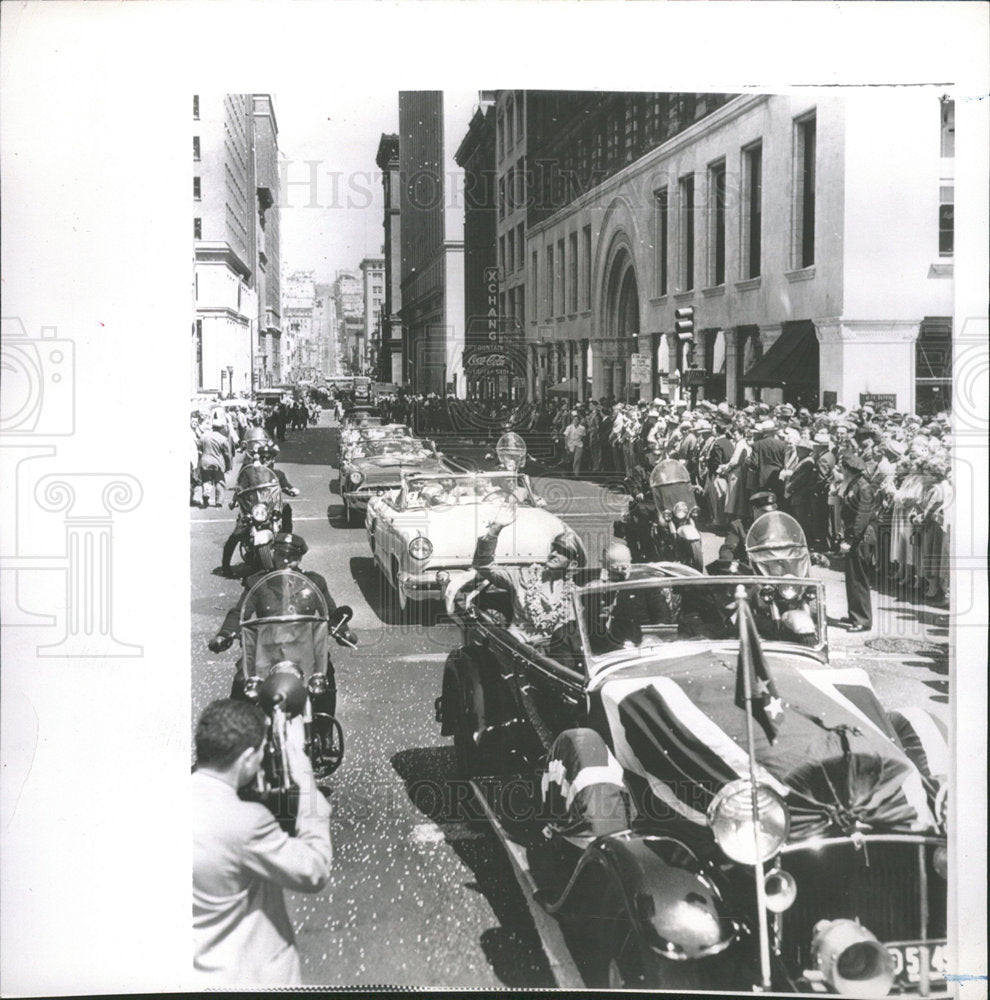 1953 General Mark Clark & Elmer Robinson-Historic Images