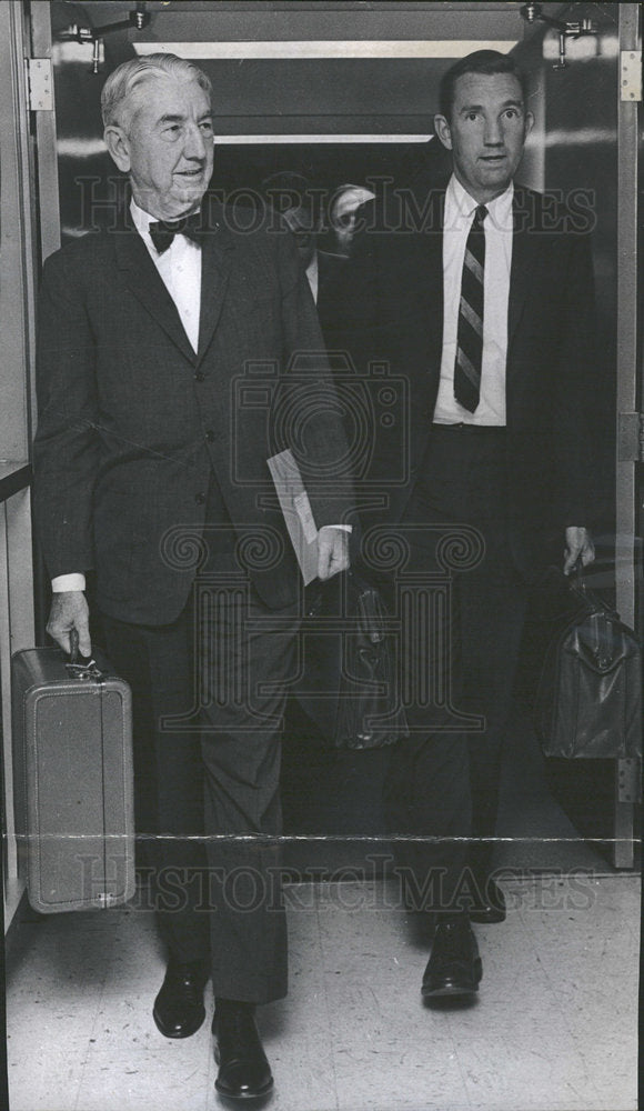 1967 Press Photo Justice Tom Clark - Historic Images