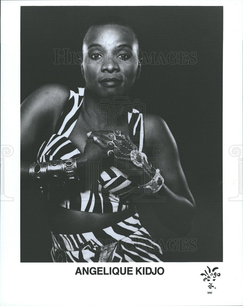 1993 Press Photo Angelique Kidjo Singer Activist Benin - Historic Images
