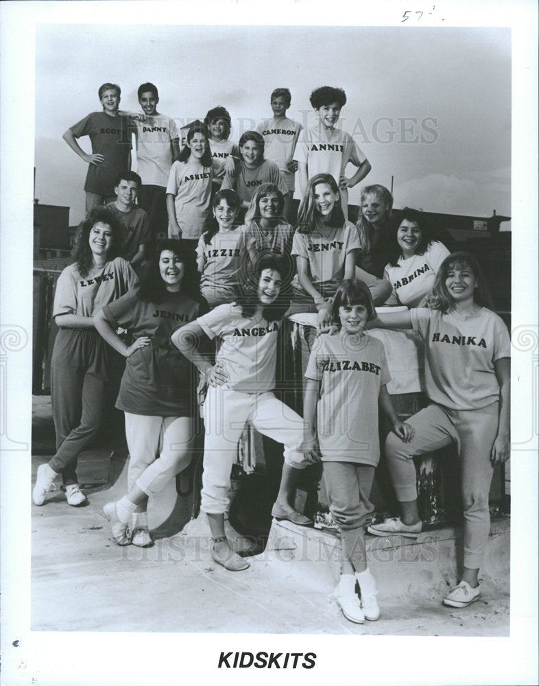 1989 Press Photo Musical group Kidskits - Historic Images