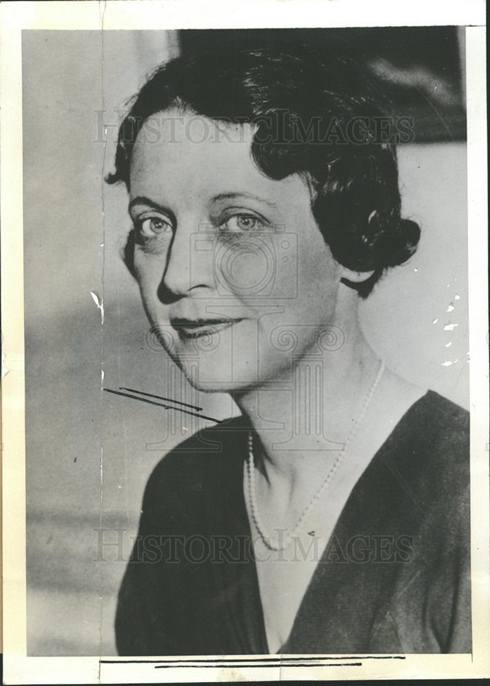 1938 Press Photo Standard Oil Widow Rogers Portrait - Historic Images