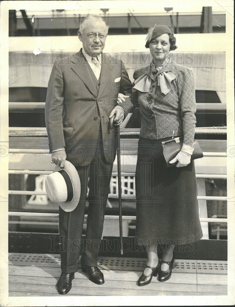 1933 Press Photo Henry Rogers Standard Oil - Historic Images