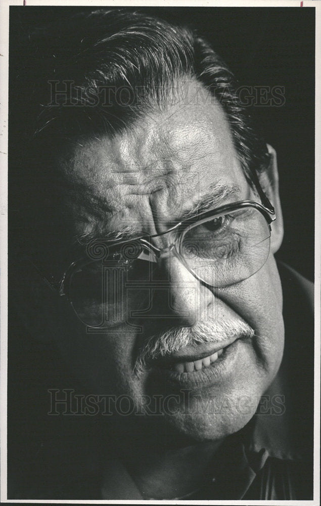 1984 Press Photo Henry Lacayo President Labor Council - Historic Images