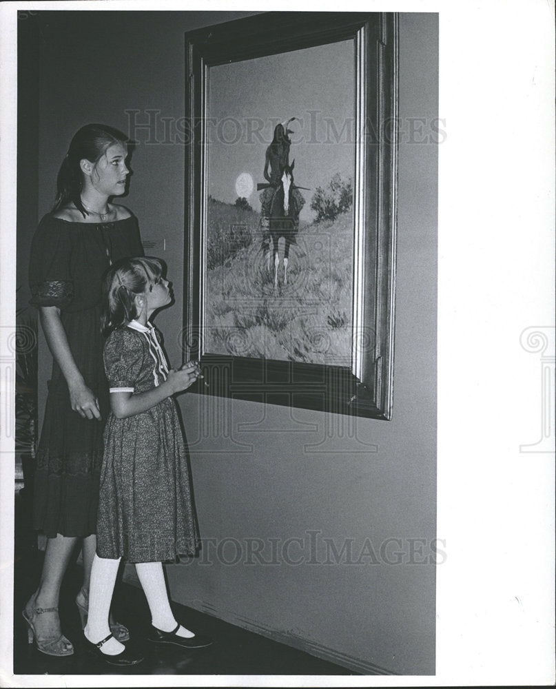 1981 Press Photo Paige Larkin & Molly Larkin - Historic Images