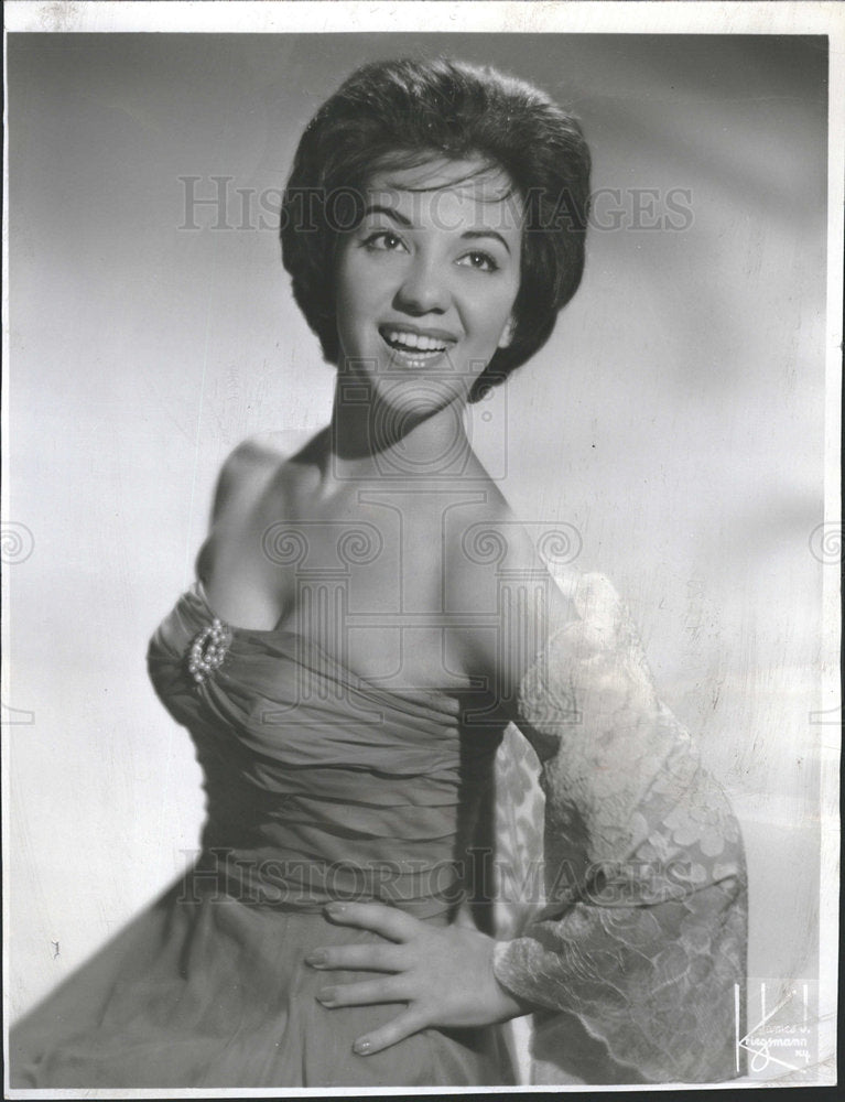 1965 Press Photo Ginetta LaBianca Opera Soprano Singer - Historic Images