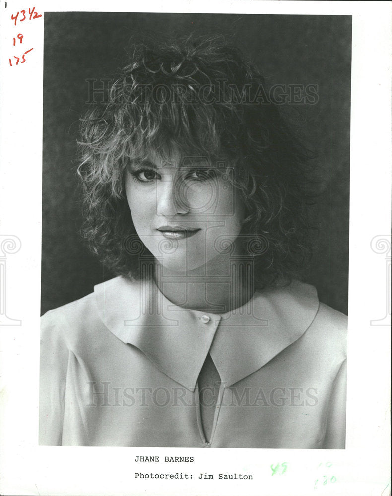 1984 Press Photo Jhane Barnes Fashion Designer - Historic Images