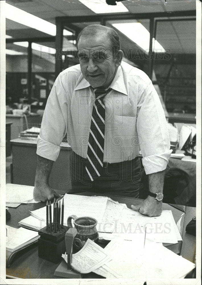 1978 Press Photo Ed Asner Actor - Historic Images
