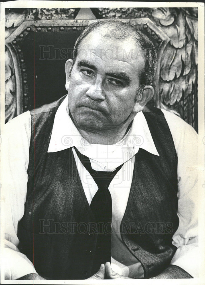 1974 Press Photo Ed Asner Actor - Historic Images