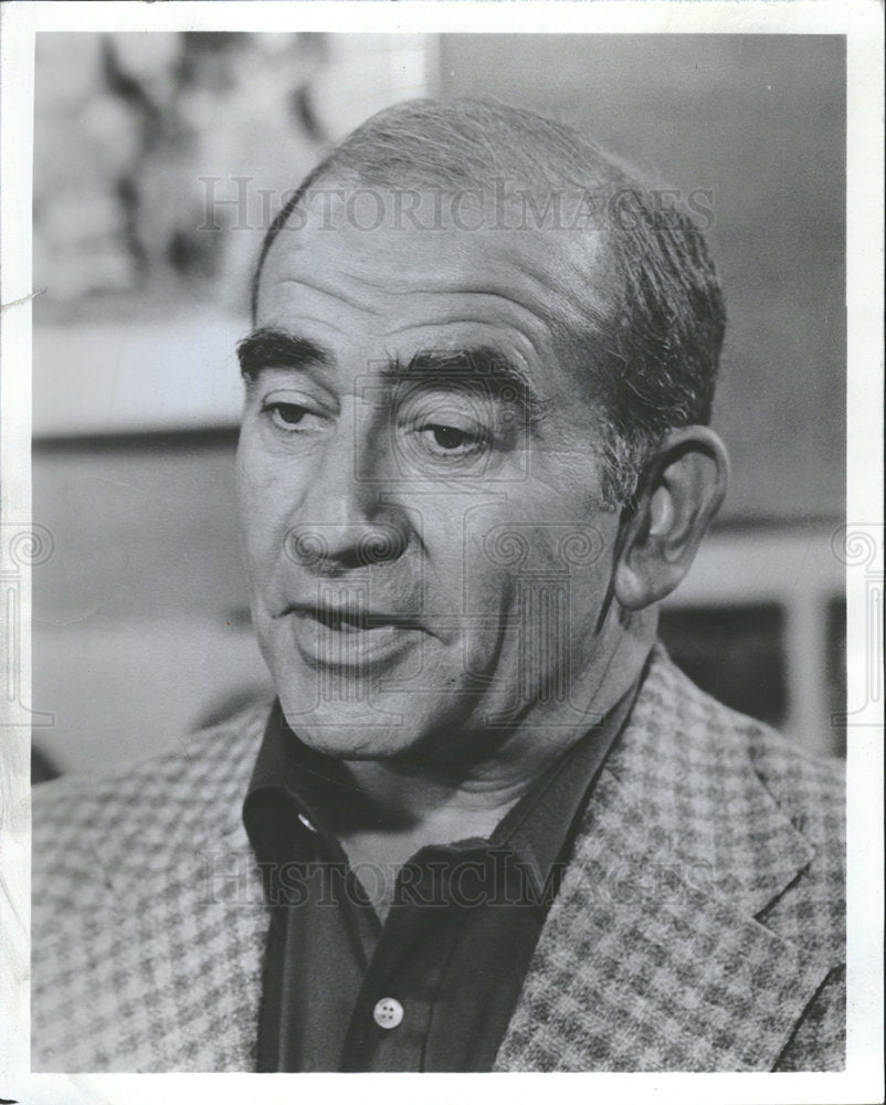 1979 Press Photo Ed Asner Lou Grant - Historic Images