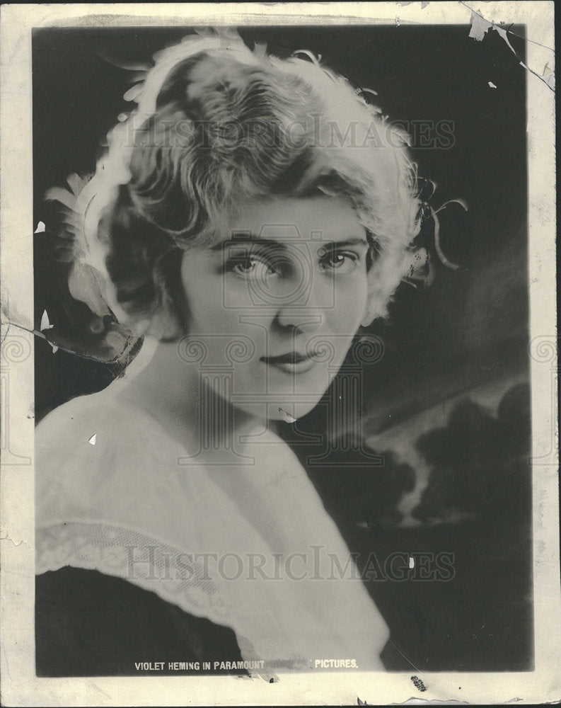 1932 Press Photo Violet Hemming/Actress - Historic Images