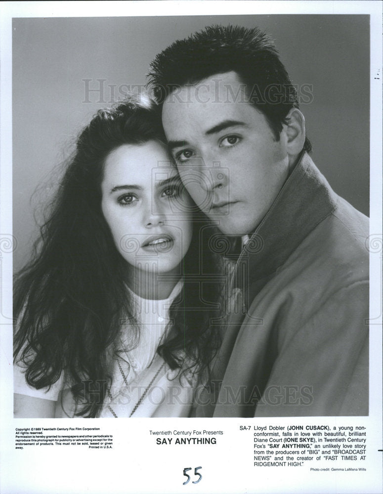 1989 Press Photo John Cusack American Film Actor  - Historic Images