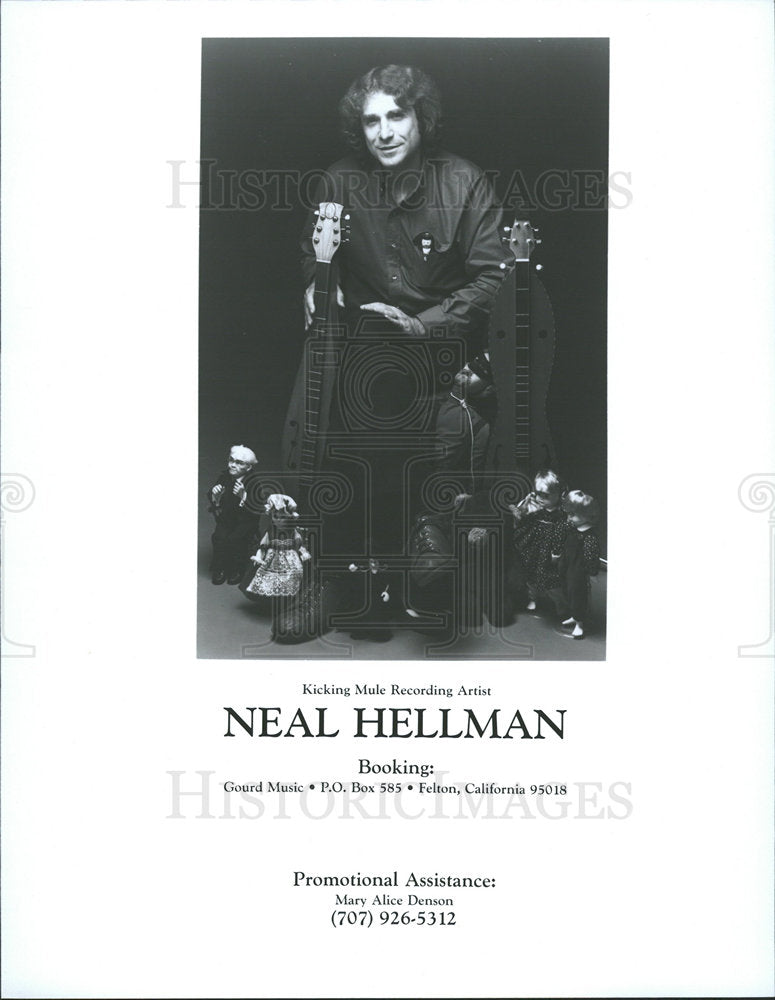 1986 Press Photo Recording Artist Neal Hellman - Historic Images