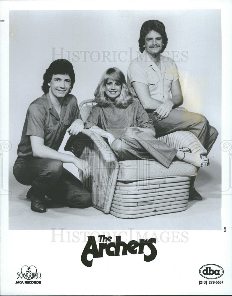 1982 Press Photo Christian Music Group "The Archers" - Historic Images