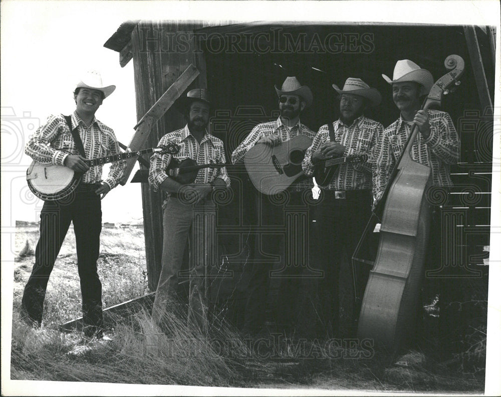 1974 Press Photo Music Group Haystack Mountain Boys - Historic Images