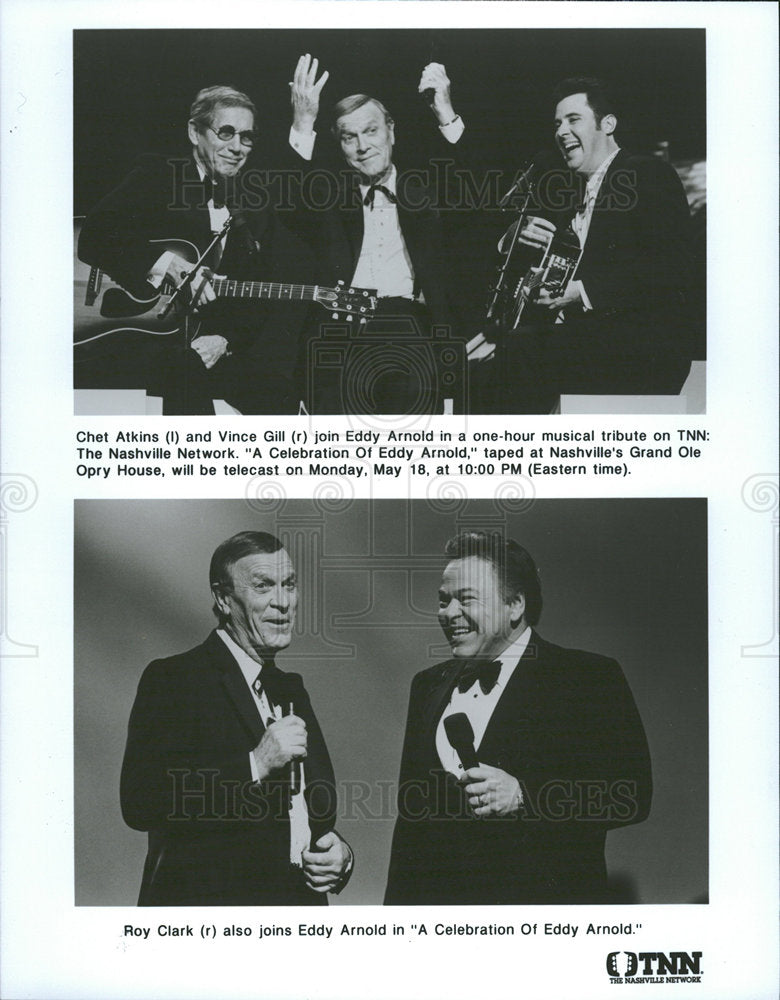 1992 Press Photo Eddy Arnold Country Music Singer  - Historic Images