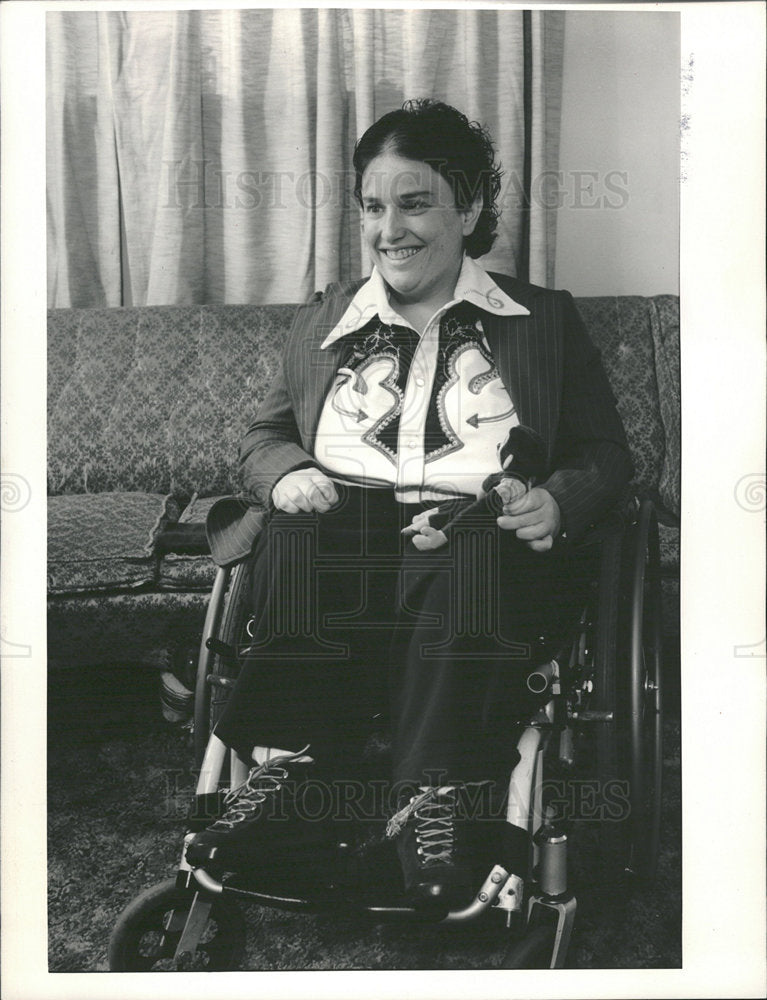 1988 Press Photo Mickey Heinicke Spina Bifida - Historic Images