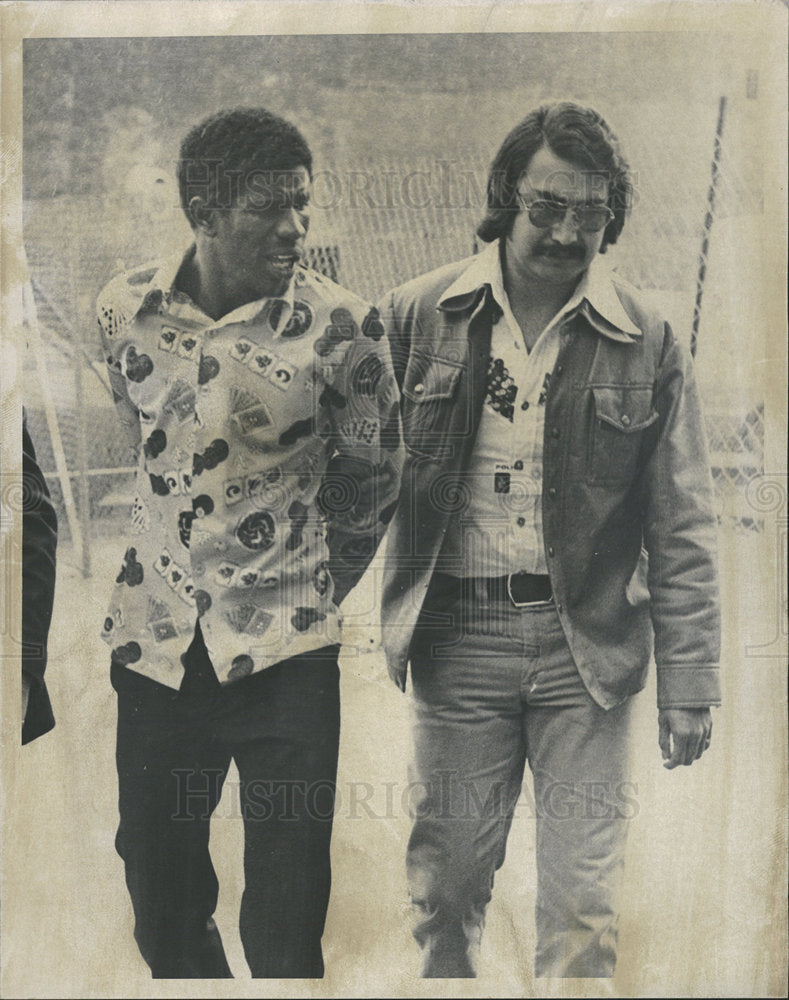 1975 Press Photo Dwayne Ashley/Robbery Suspect/Denver - Historic Images