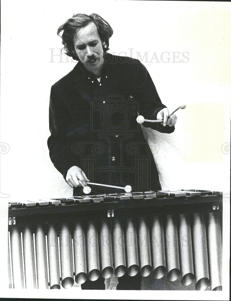 1971 Press Photo Vibraharpist Gary Burton - Historic Images