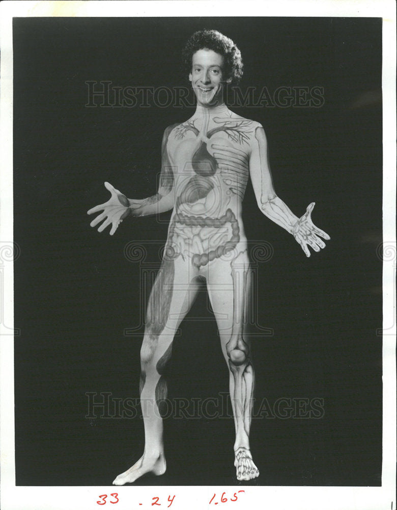 1983 Press Photo Slim Goodbody John Burstein - Historic Images