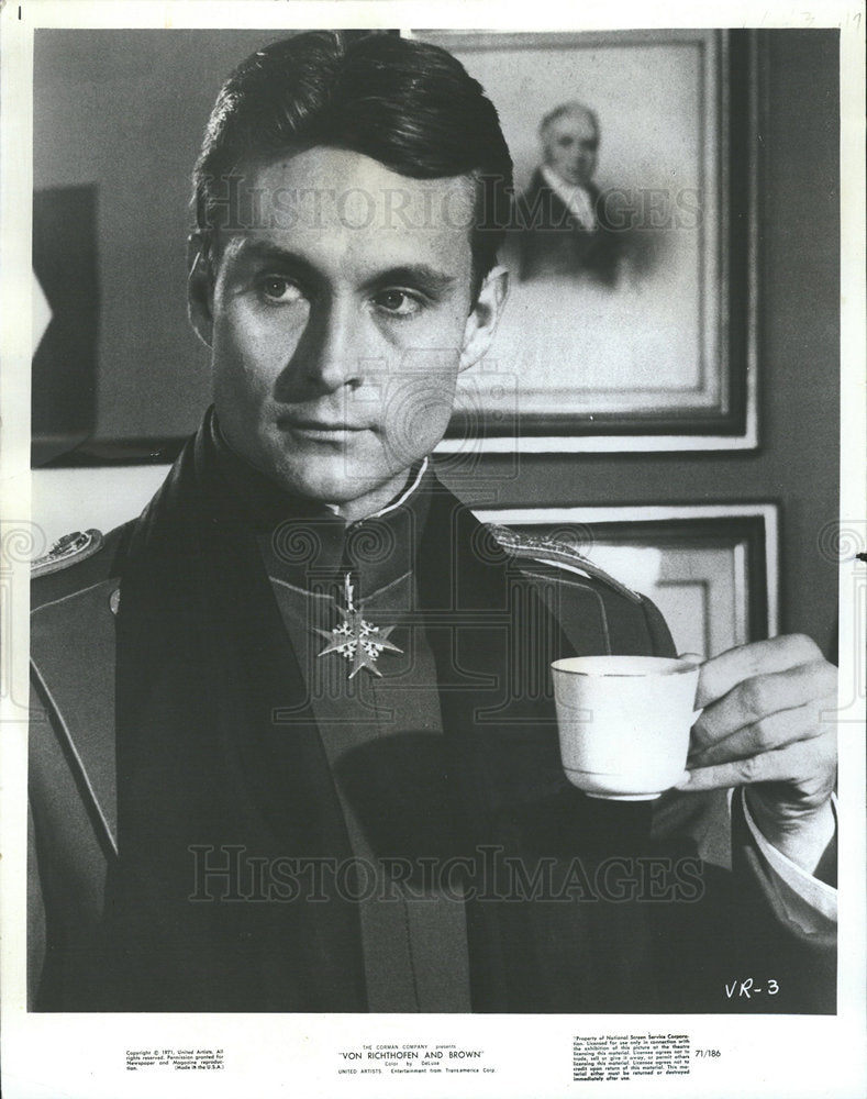 1974 Press Photo John Phillip Law in "Von Richthofen" - Historic Images