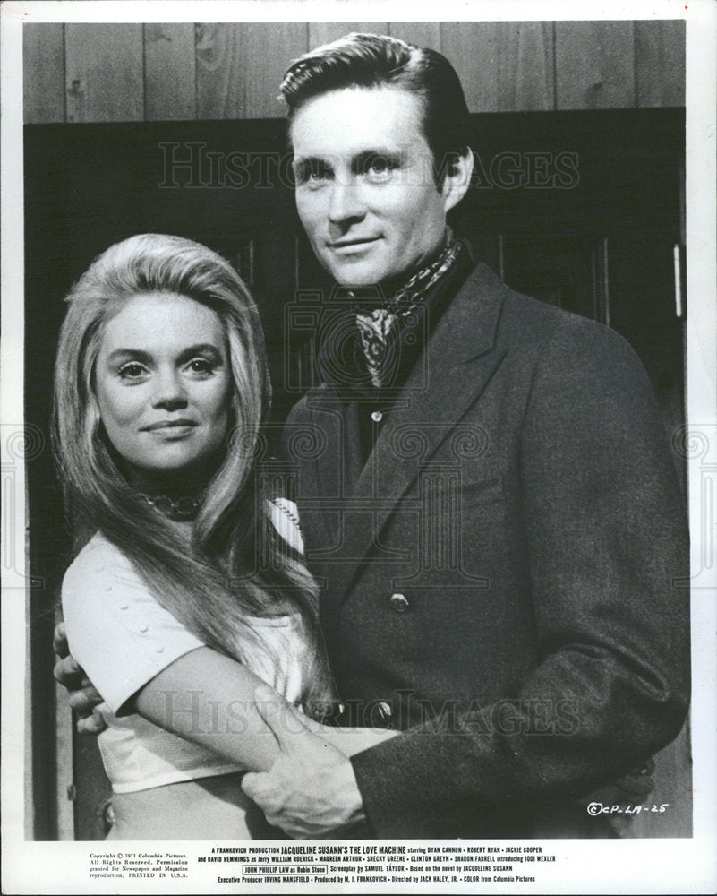 1971 Press Photo John Phillip Law Dyan Cannon Actress - Historic Images