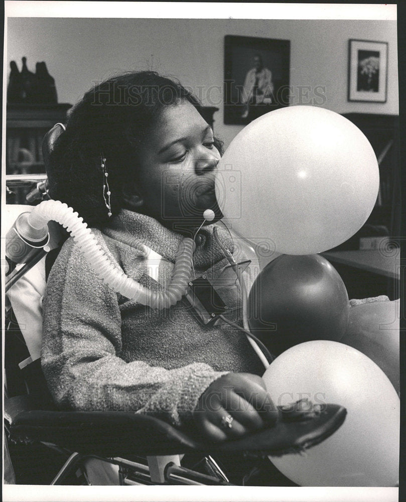 1984 Press Photo Monique Alexander University Hospital - Historic Images