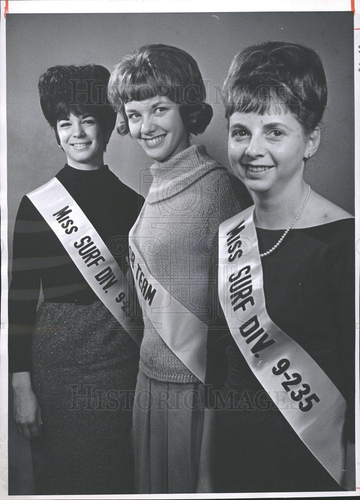 1965 Press Photo Miss Naval Reserve Candidates - Historic Images