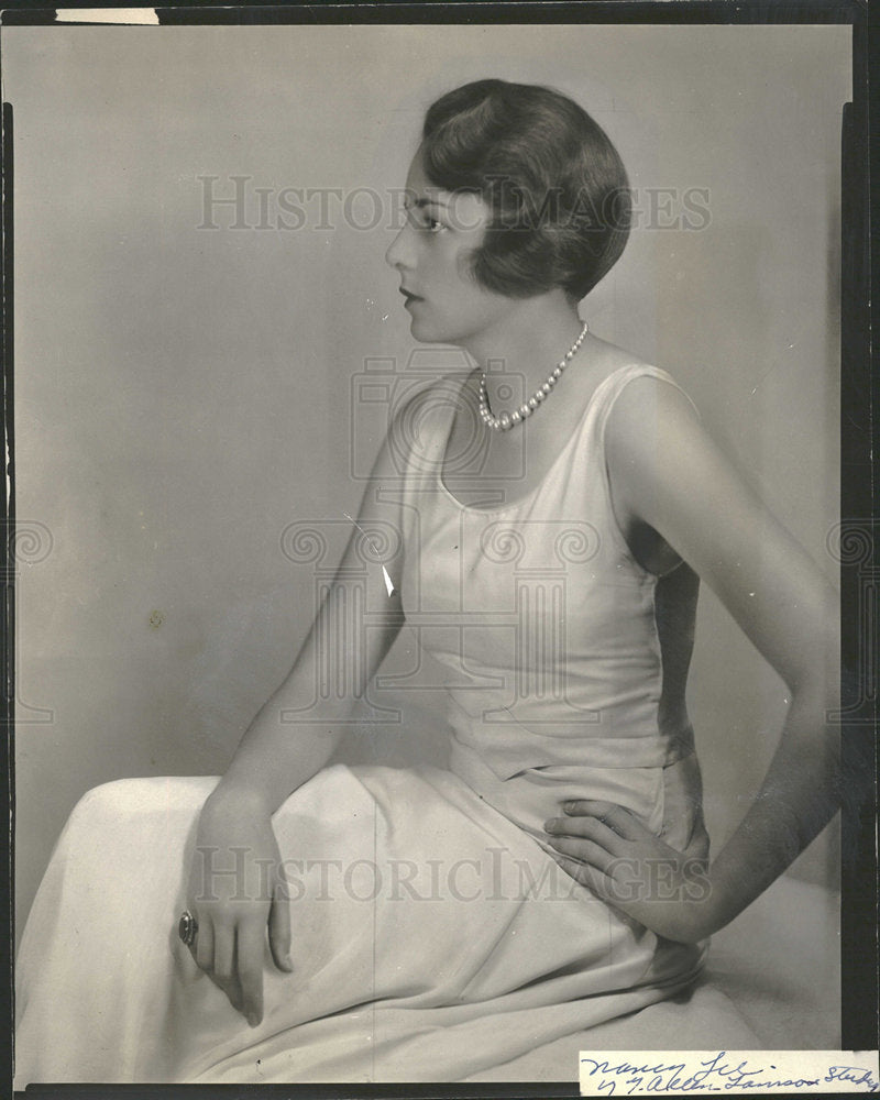 1932 Press Photo Nancy Lee Of The Junior League - Historic Images