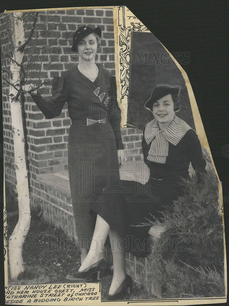 1934 Press Photo Miss Nancy Lee  Katherine Street - Historic Images