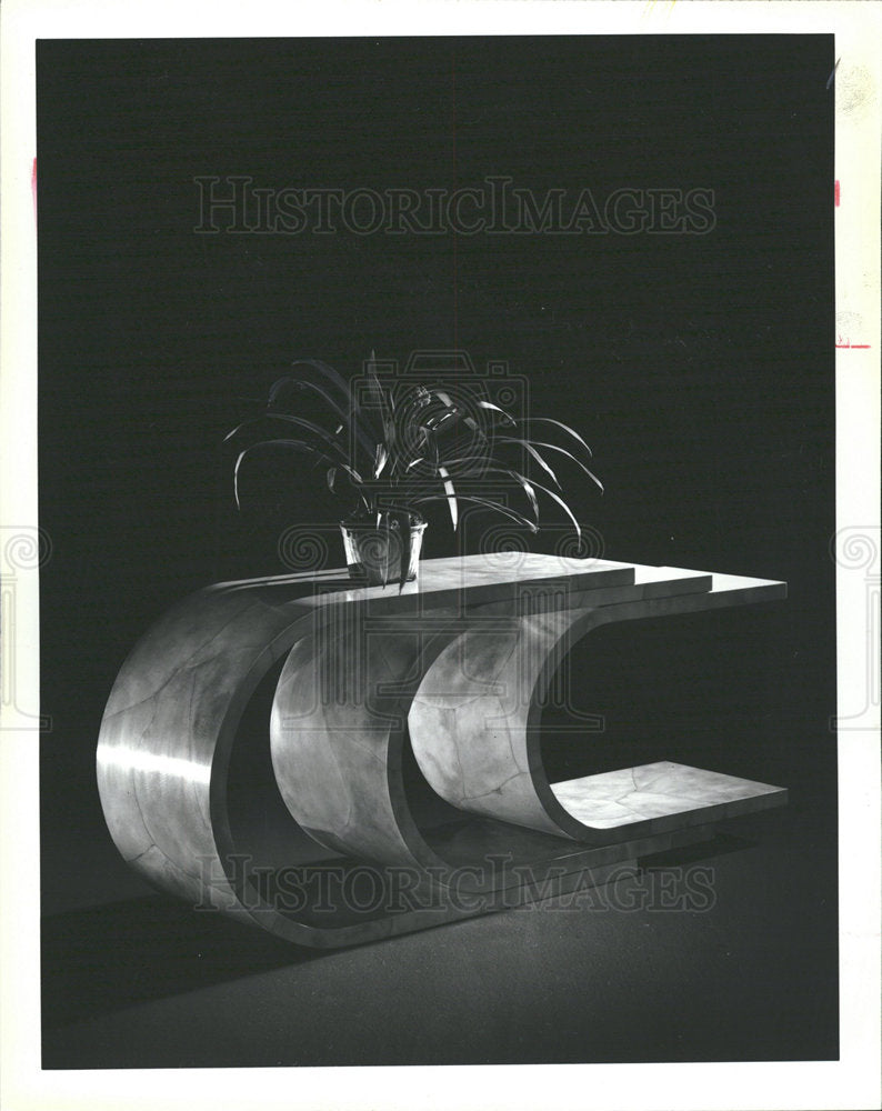 1980 Press Photo Alessandro Mendini Furniture Designer - Historic Images