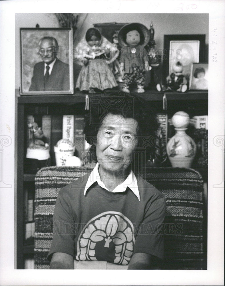 1988 Press Photo Survivor of Camp Michi Yasui Ando - Historic Images