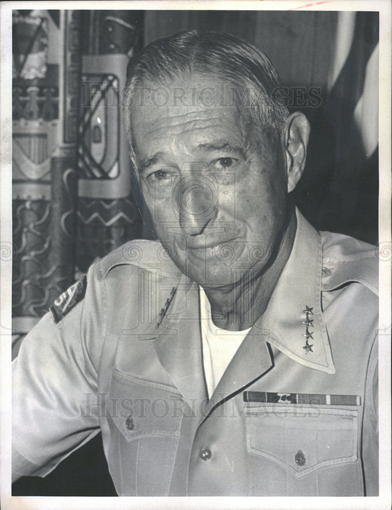 1963 Press Photo Allied General Mark Clark Citadel  - Historic Images