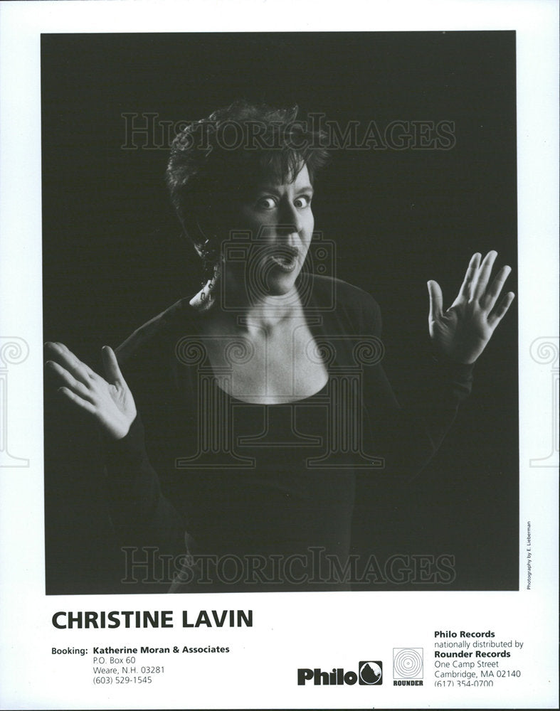 1991 Press Photo Christine Lavin Singer Songwriter - Historic Images