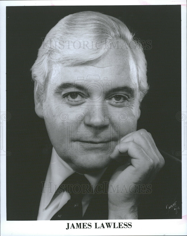 1980 Press Photo James Lawless Novelist Writer Poet - Historic Images
