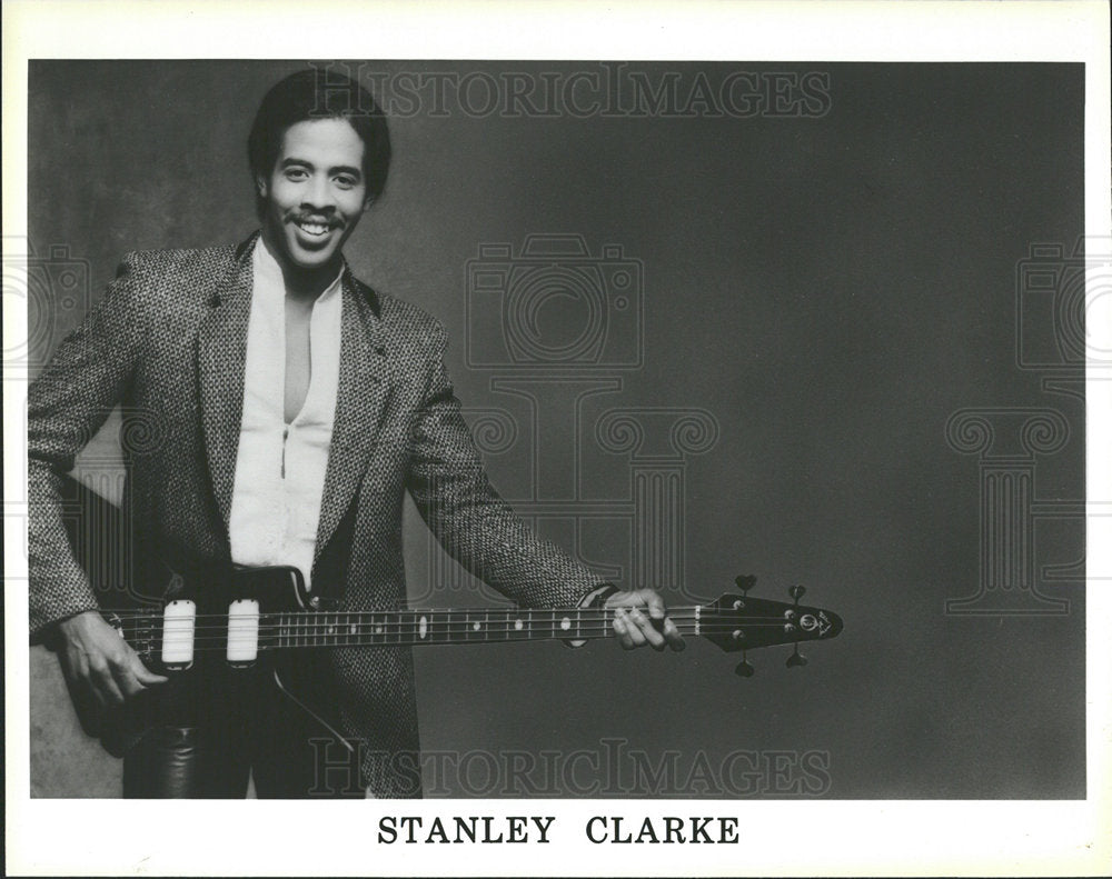 1986 Press Photo Stanley Clarke - Historic Images