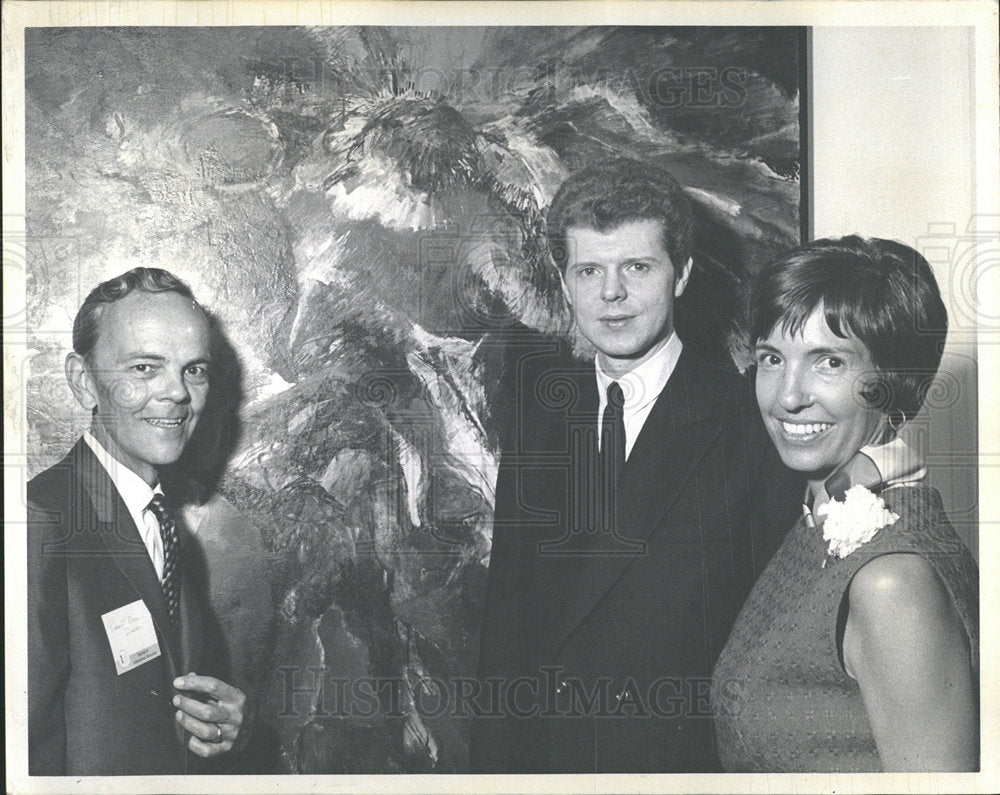 1970 Press Photo Cliburn IIE art Pianist Van Robert  - Historic Images