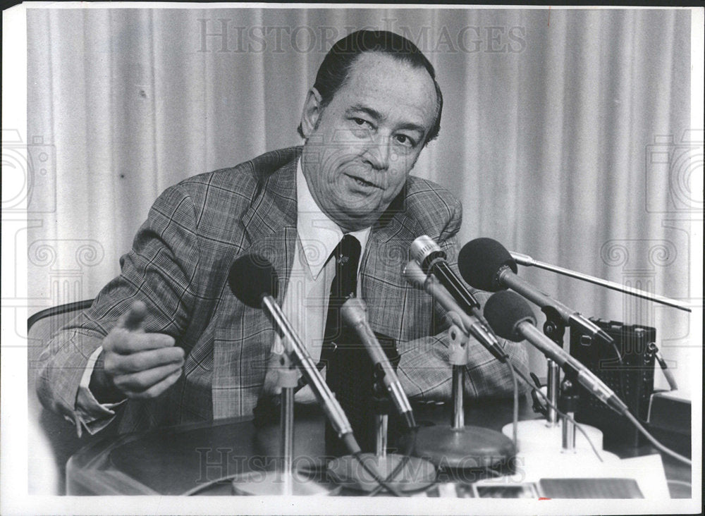 1978 Press Photo John Cowel Davis Institute Aging Study - Historic Images